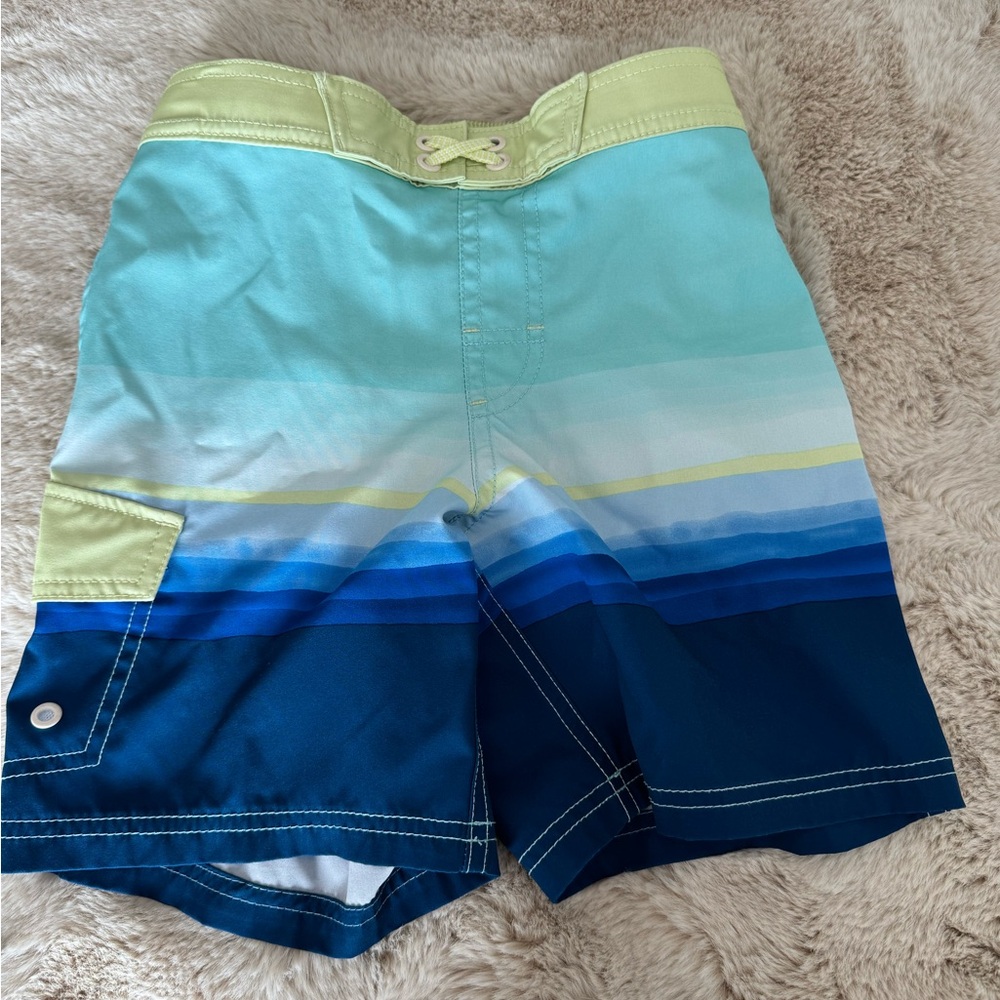 Wonder Nation Light Green Swim Shorts